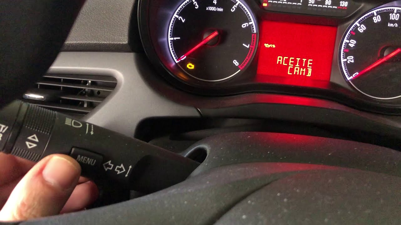 Opel Corsa 2017 reset mantenimiento. - YouTube