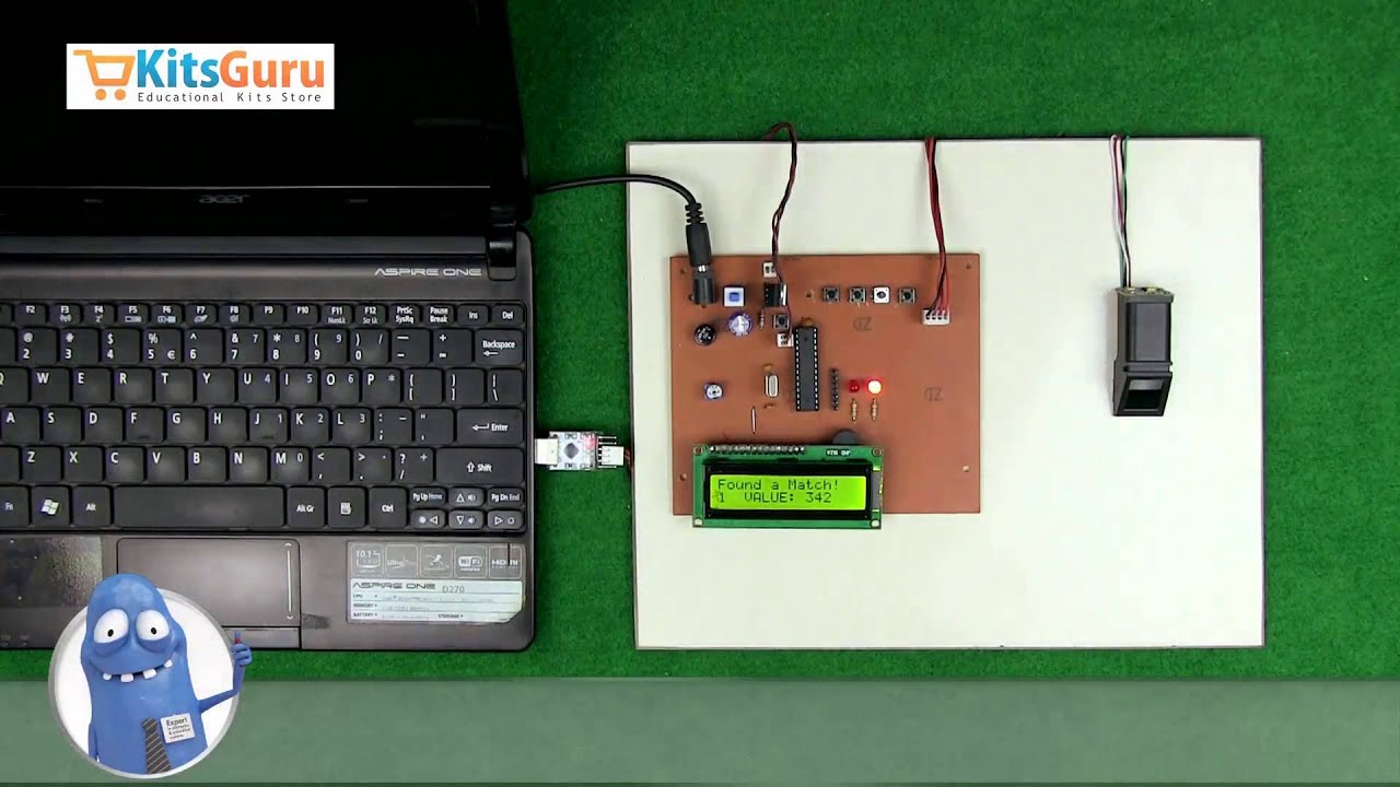 Fingerprint Based Attendance System by KitsGuru.com | LGEC166 - YouTube