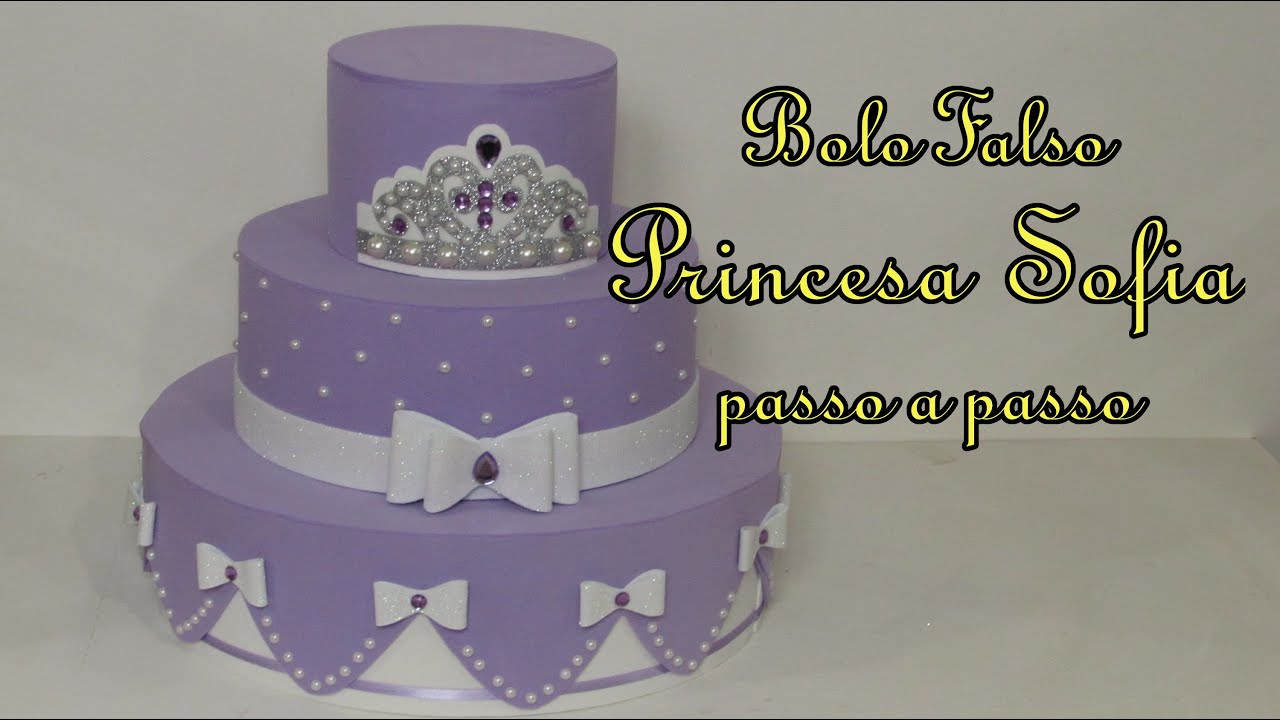 Bolo Fake Falso Cenográfico Princesas B