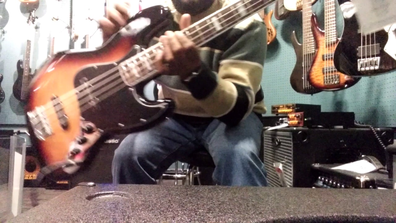 Compact Bass CJB-70s ASH Active - YouTube