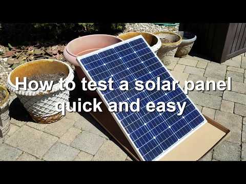 How to test a solar panel quick and easy using a multimeter and the panel&rsquo;s MC4 connectors