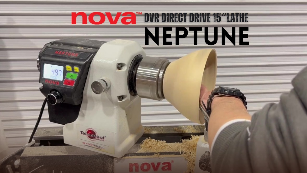 動作OK！NEU/ヌー 300Wパワードウーハー NP-1K/15PL 1本 nova DVR ダイレクトドライブ 15インチ 木工旋盤 NEPTUNE - YouTube