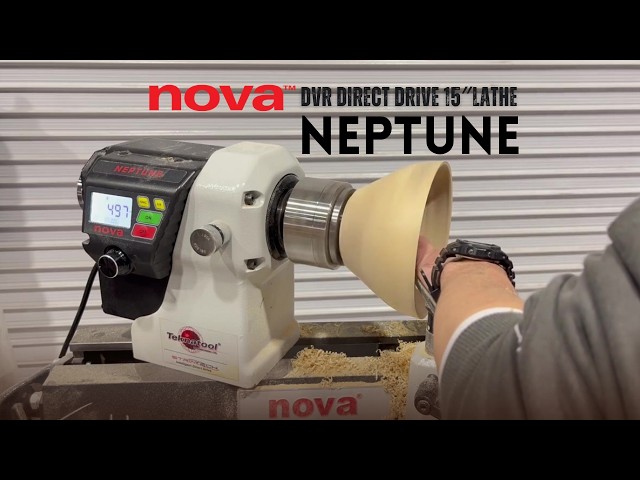 nova DVR ダイレクトドライブ 15インチ 木工旋盤 NEPTUNE - YouTube