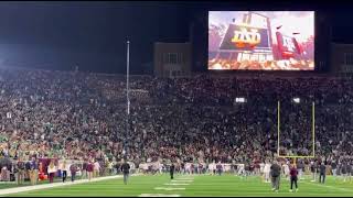 Texas A&M War Hymn after victory over Notre Dame - Texas A&M vs Notre Dame - 9/13/2025