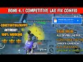 BGMI COMPITITIVE LAG FIX CONFIG 4.1 LAG FIX CONFIG BGMI LAG FIX CONFIG 