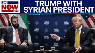 President Trump meets with Syrian President at NATO summit