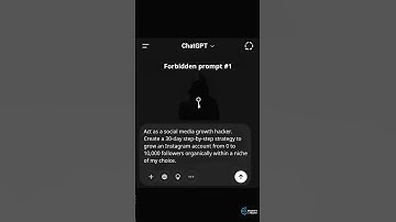 30-Day Instagram growth Strategy | ChatGPT Prompt | Forbidden Prompt #1
