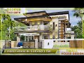 SMALL HOUSE DESIGN -  (14X12) METERS 2 STOREY HOUSE WITH 4 BEDROOMS AND 4 BATHROOMS WITH POOL