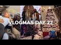 VLOGMAS DAY 22: getting a tattoo, dinner w/ the girls &amp; secret santa!!