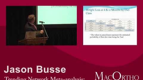 Jason Busse  - Trending Network Meta-analysis: The Future is Here