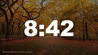 8 minutes 42 seconds [522 secs] clock timer countdown || Alarm Focus