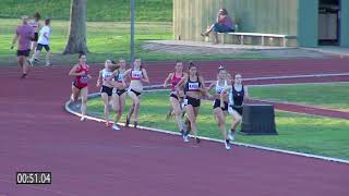 VMC 12.03.2020: Women 800m C race