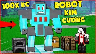Thử Thách Chế Tạo Robot Kim Cương Troll Mều Và Chị Pandaredhood Tạo Ra Thành Công Robot Kim Cương