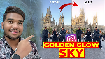 Sky Dreamy Golden Glow Reel Editing | RajZend