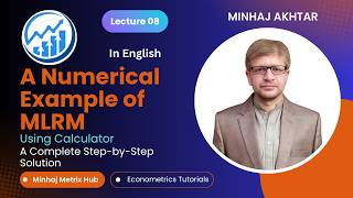 A Numerical Example of Multiple Linear Regression Model Using Calculator | Econometrics Tutorial