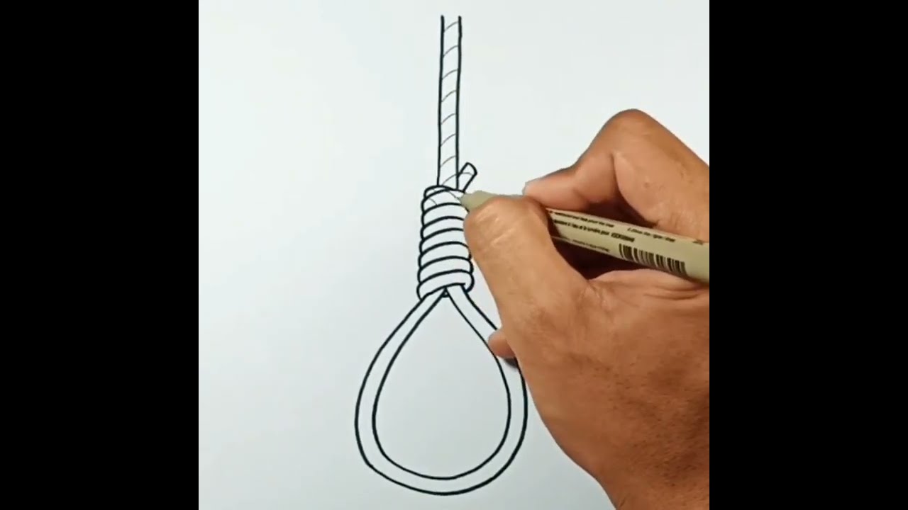 How To Draw A Hanging Rope
