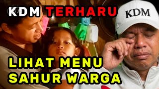 Ahead of the pre-dawn meal, the KDM inspected residents' kitchens and discovered these facts.