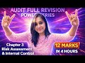 CA Audit Inter Full Revision Series with Conceptual Clarity| Exam oriented Chapter 3 PART 1