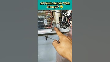 Split AC Drain Problem #shorts #shots #viralshorts #joshitech2024
