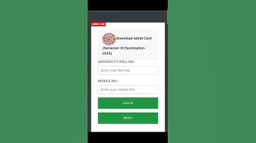 LNMU UG 3rd semester Admit Card session 2023-27 #lnmu_ug_admit_card