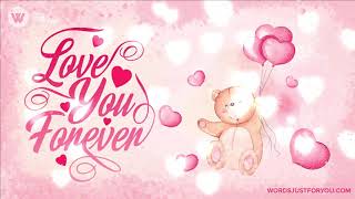 Cute Animated Love You Forever Video Gif for WhatsApp Video Greetings