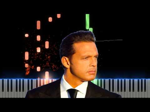 Luis Miguel Delirio Piano Cover Midi tutorial Sheet app Karaoke