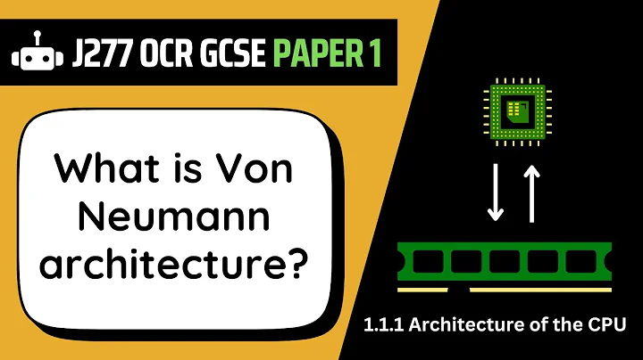 Von Neumann Architecture  | 1.1 | OCR GCSE Computer Science | J277