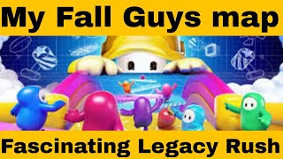 My Fall Guys map: Fascinating Legacy Rush. Code in video!