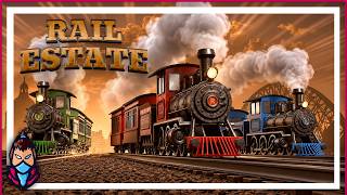 Un JUEGO de TRENES, ESTRATEGIA y SUBASTAS 🚂 | Rail Estate Gameplay Español