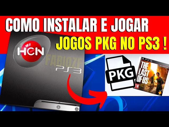 COMO INSTALAR JOGOS PKG NO PLAYSTATION 3