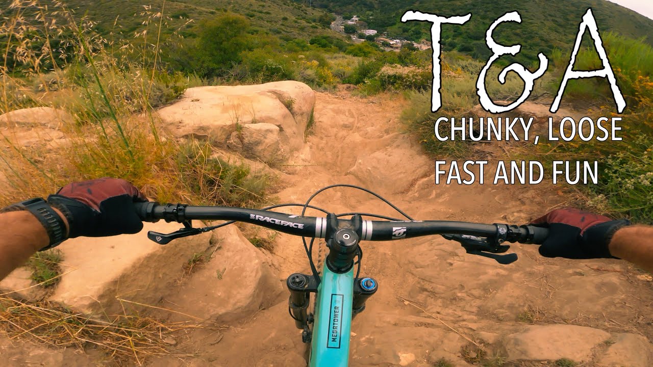 Laguna Beach Mountain Biking down Laguna Ridge | T&A