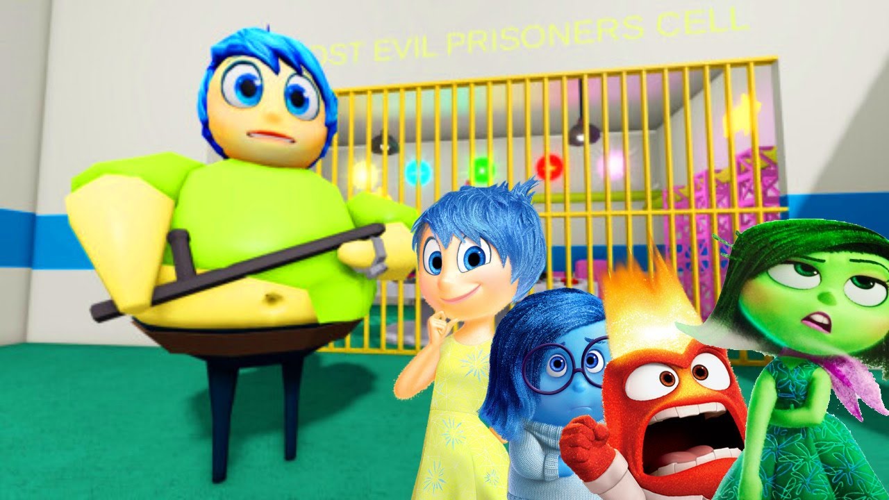 INSIDE OUT 2 JOY ESCAPE BARRY'S PRISON WITH FIRE BREATH AND UNICORN ...