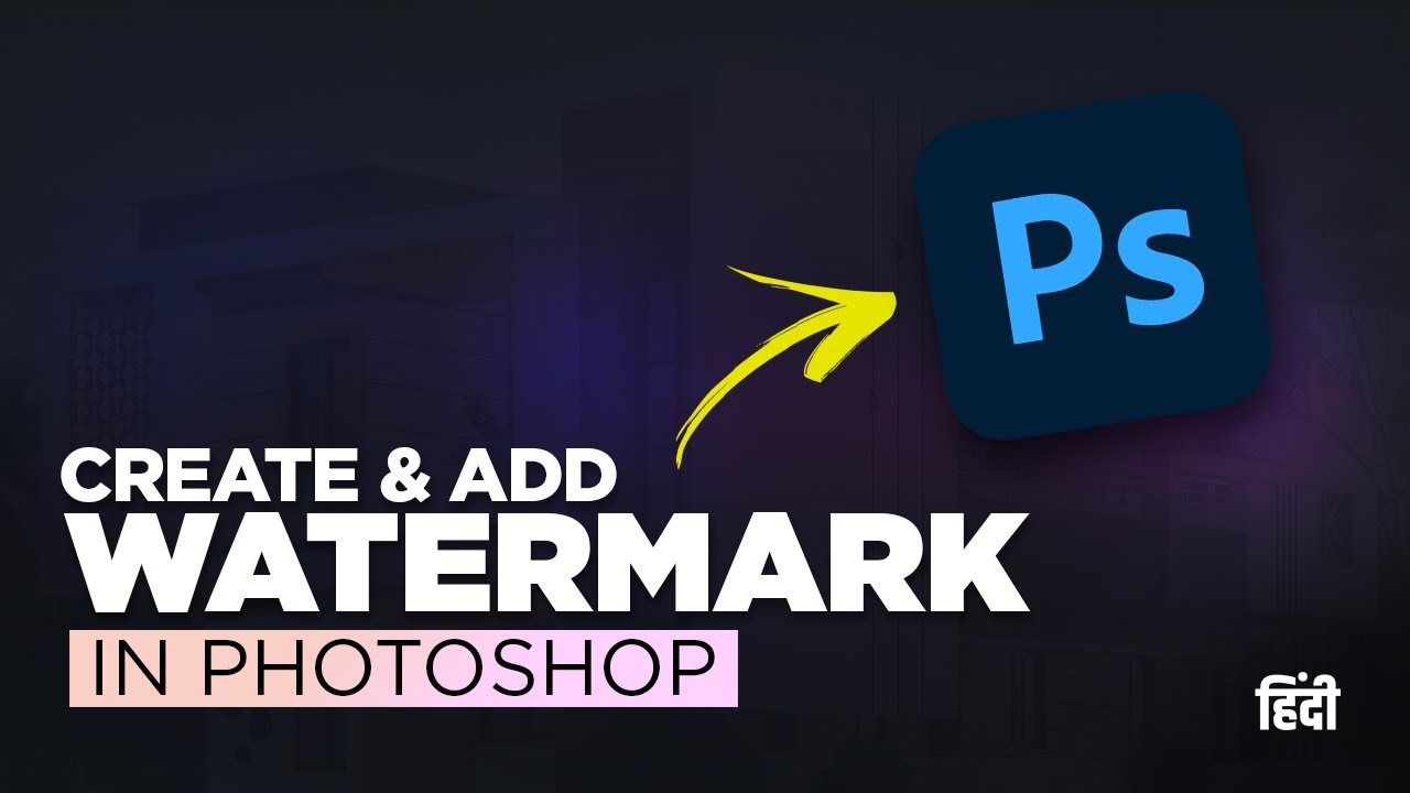 Create &amp; Add Watermark in Photoshop, Easy Trick! - YouTube