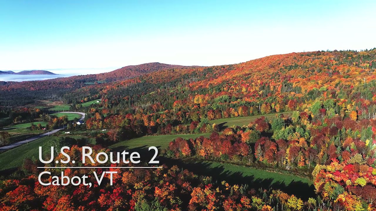 Fall Foliage in Cabot, VT YouTube