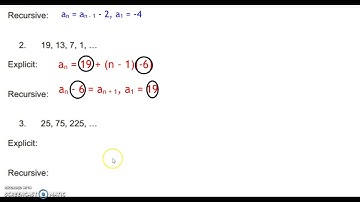 CCA1 - Translating Recursive and Explicit Formulas