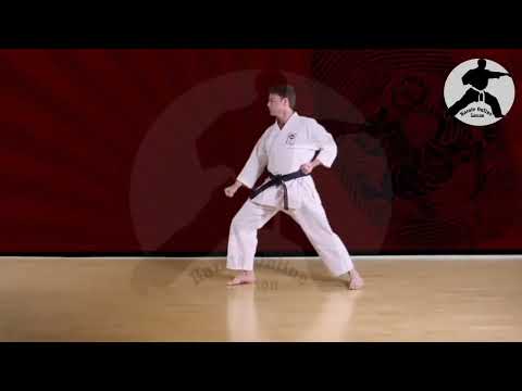 الكاتا الأولي في الكاراتية الجزء الأول هيان شودان Heian Shodan