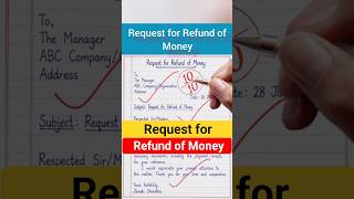 Permohonan Pengembalian Uang | Format Surat Permohonan Profesional #Shorts #shortvideo