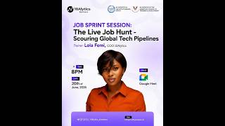 JOB SPRINT SESSION: The Live Job Hunt - Scouring Global Tech Pipelines