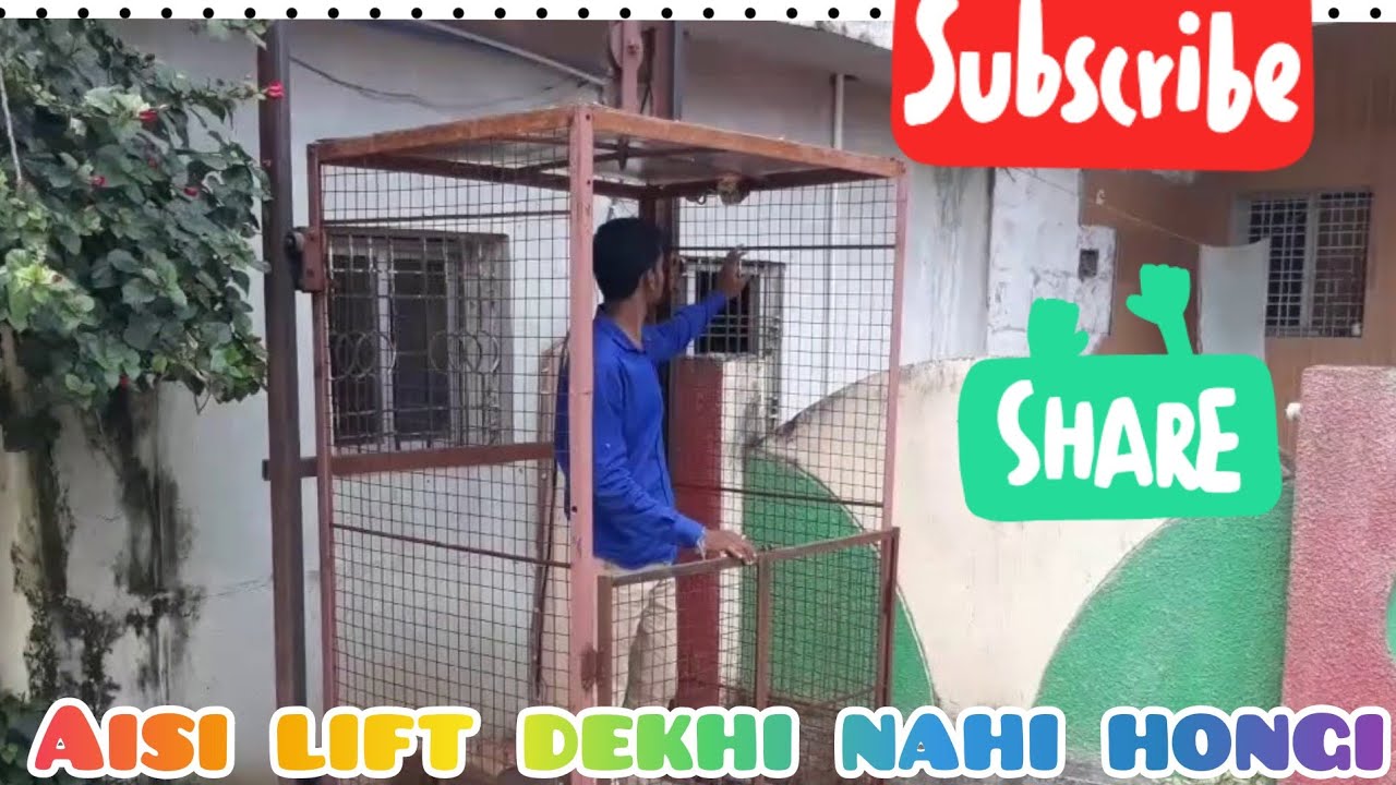 Home made Elevator lift saoner - YouTube