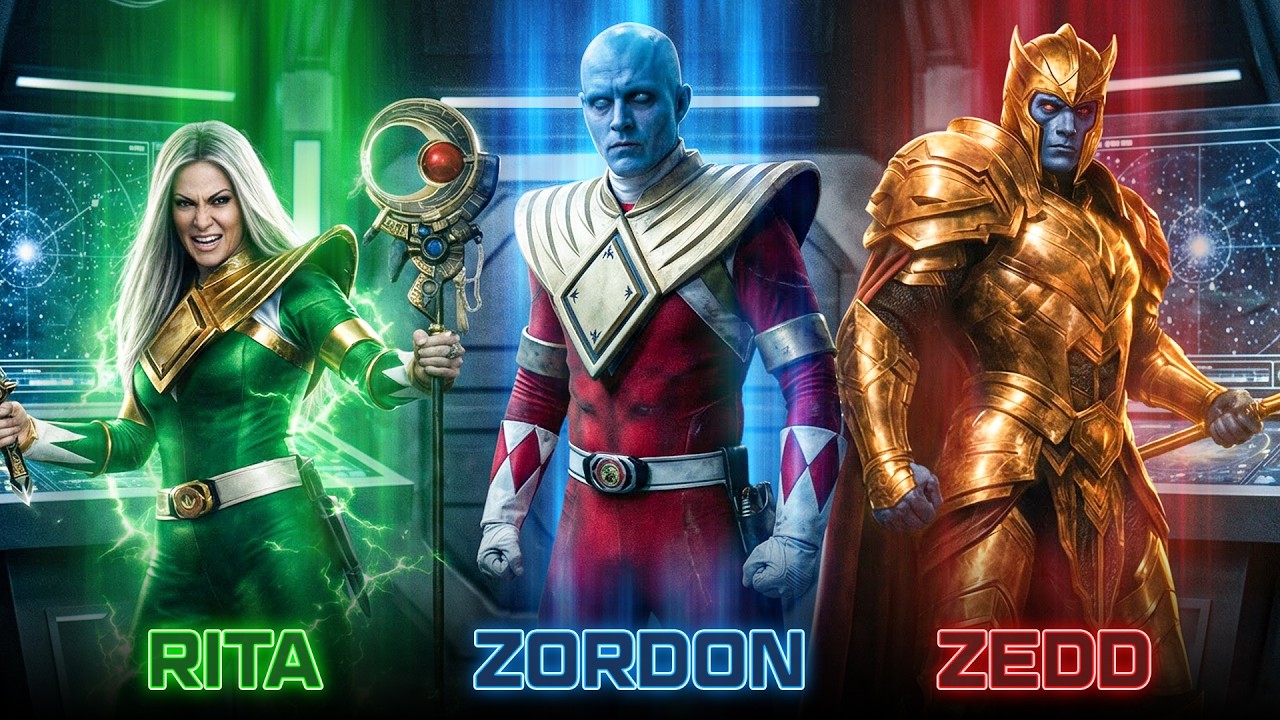 Могучие рейнджеры: Зордон, Рита и лорд Зедд | ПОЛНАЯ ИСТОРИЯ