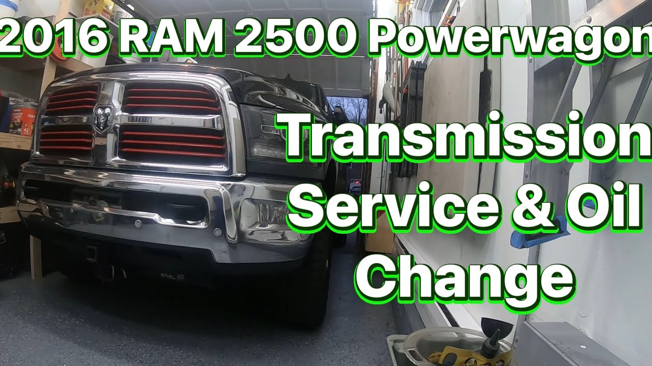 RAM 2500 PowerWagon 2016 года: обслуживание трансмиссии и замена масла