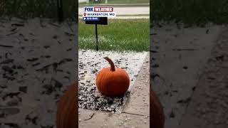 Residents In Warrenton Mo Experience A Hail Storm