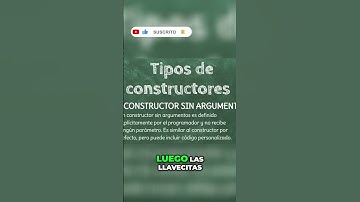 ¿Qué es un Constructor sin Parámetros en Java?│Java para principiantes #java #tips #poo