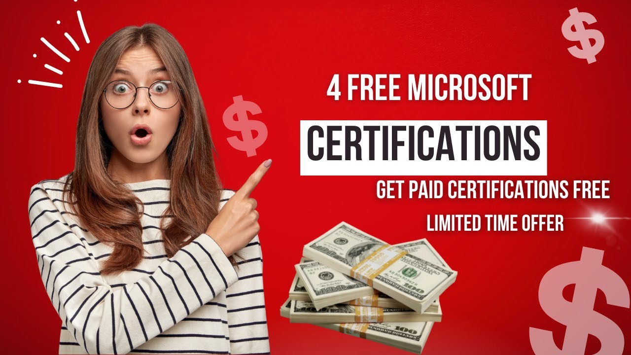 How To Get Microsoft Certifications FREE The Fastest Easiest Way YouTube