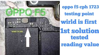 Oppo f5 cph1723 testing point damage solution 100% tested