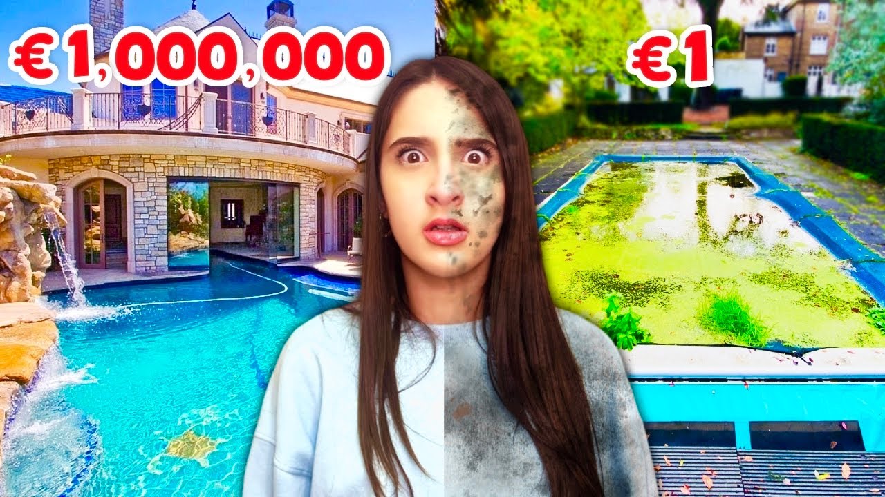 PISCINA da 1€ Vs 1000,000€ 💰😨