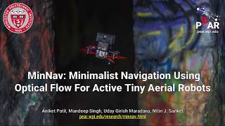 MinNav : Minimalist Navigation Using Optical Flow For Active Tiny Aerial Robots [ICRA2026]
