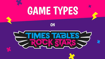 🎸 Game Types on Times Tables Rock Stars 👨‍🎤