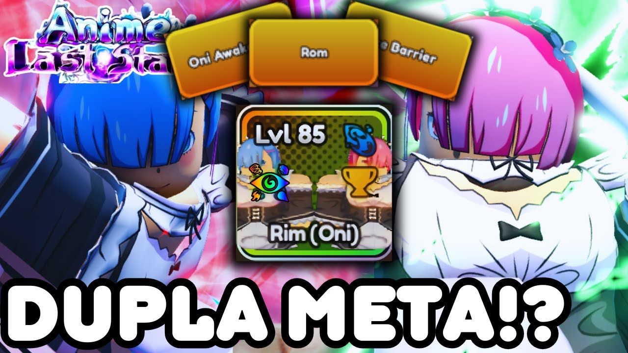 VALE A PENA? TESTEI A NOVA UNIT REM E RAM CELESTIAL NO ANIME LAST STAND ROBLOX