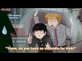 Reigen Arataka won&#39;t let the rain harm Mob (Real) [Mob Psycho 100 Comic]